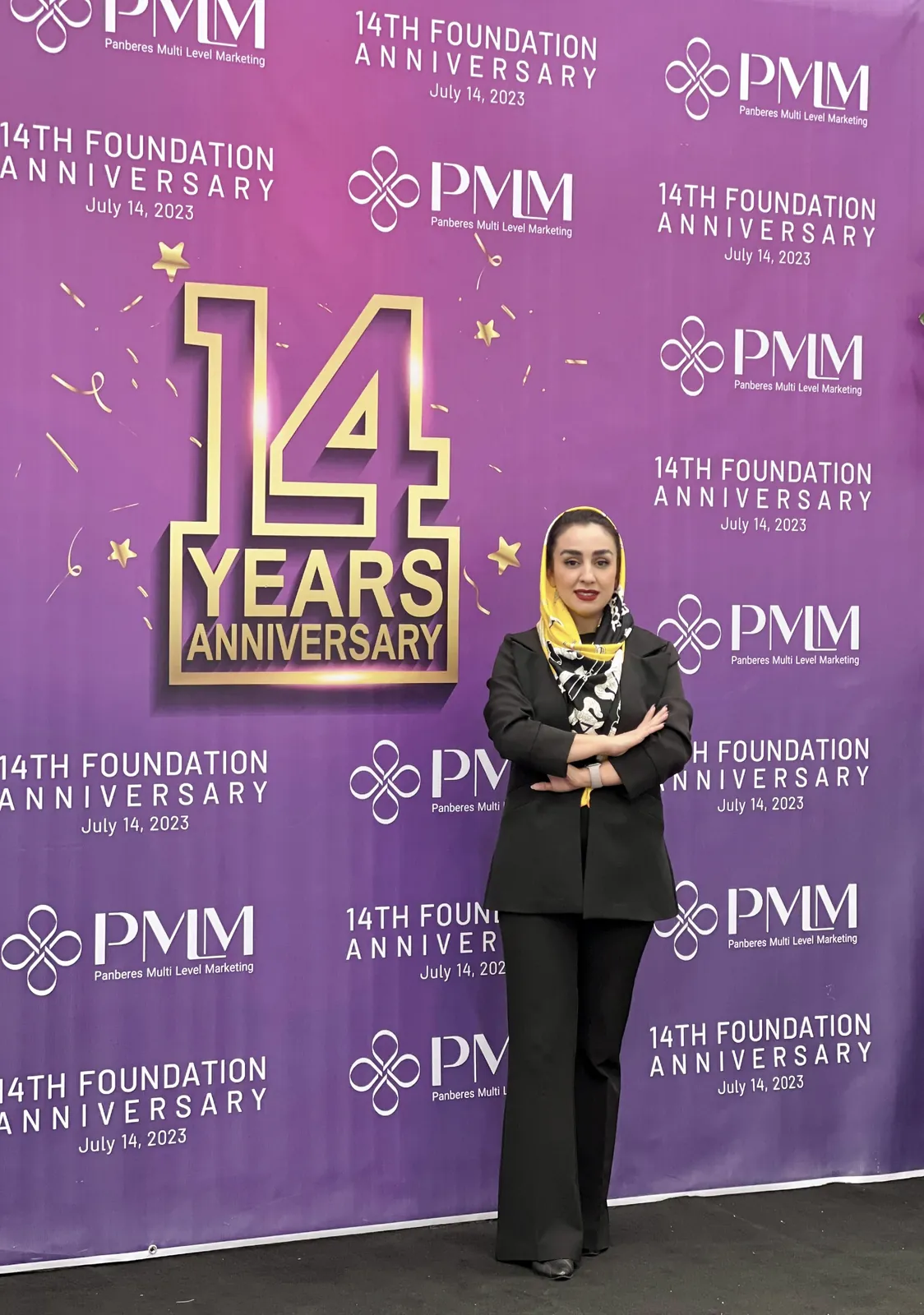 سارا در چهاردهمین سالگرد PMM
